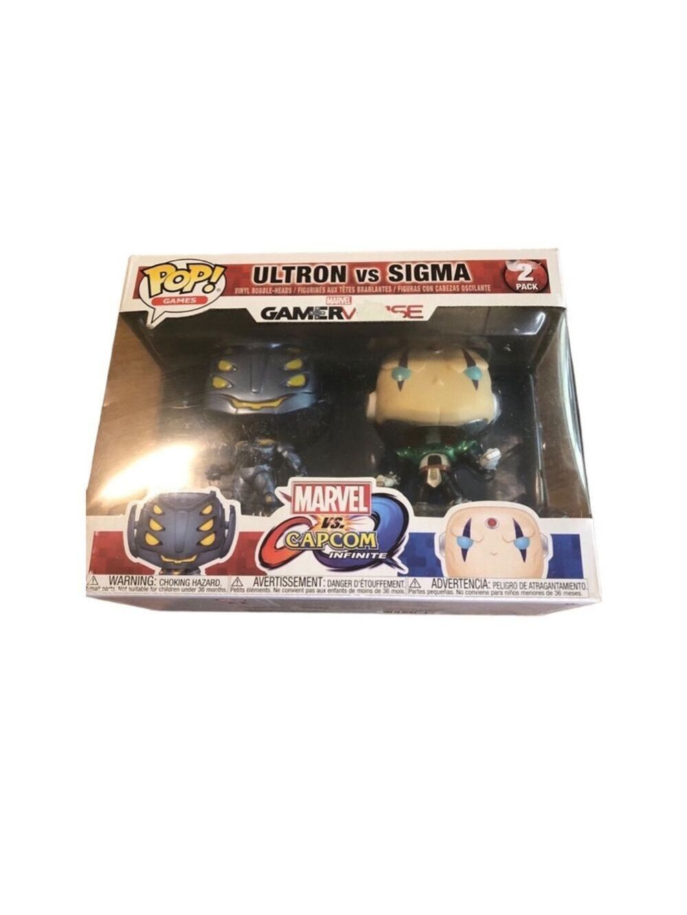 Funko Pop Games Marvel vs Capcom Infinite Ultron & Sigma 2 Pack